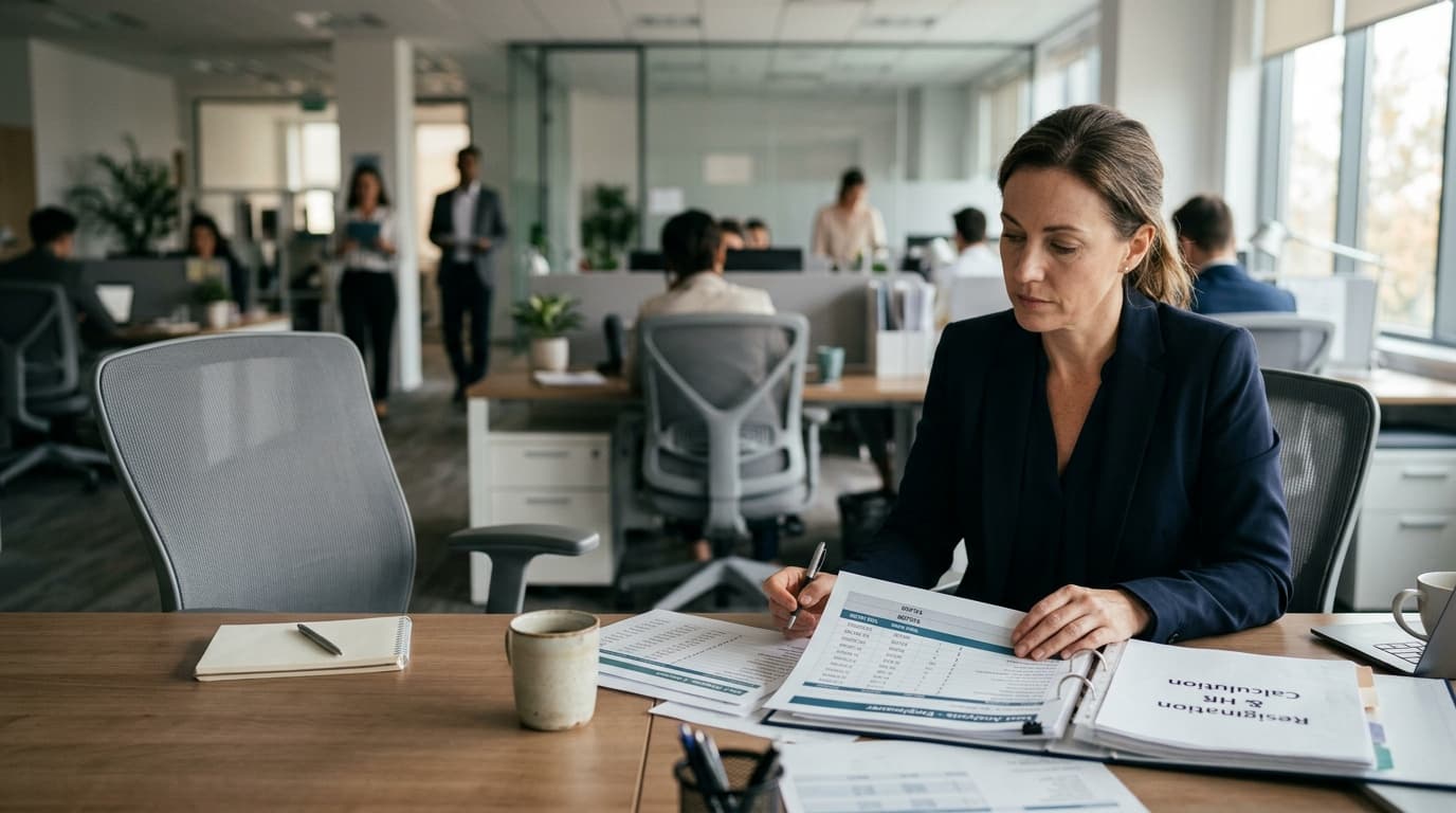 Üres szék egy irodában — a kilépő munkavállaló láthatatlan költségei
