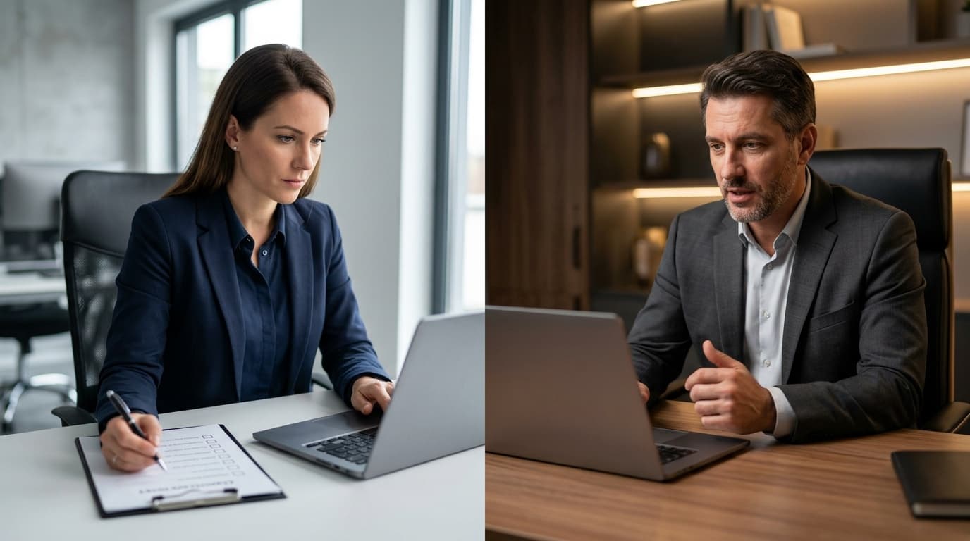 KKV-vezeto ket szervezeti diagnosztikai megkozelitest merlegel: strukturalt felmerest es melyebb AI-interju alap u elemzest